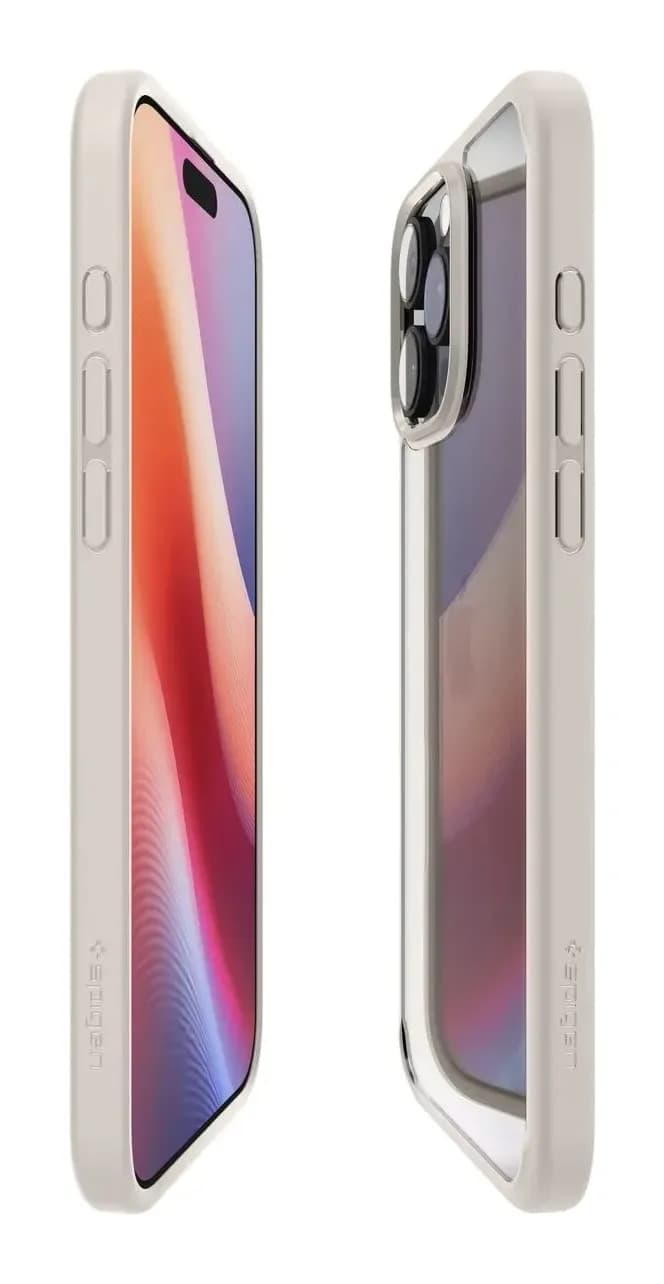 Чехол-накладка Spigen Ultra Hybrid для iPhone 16 Pro / ACS08127 (Natural Titanium)