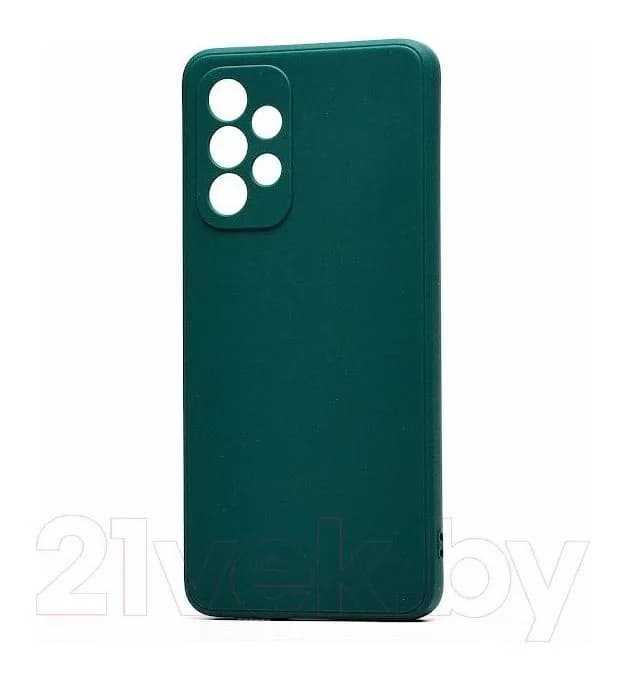 Чехол-накладка Case Coated для Galaxy A53 (темно-зеленый)