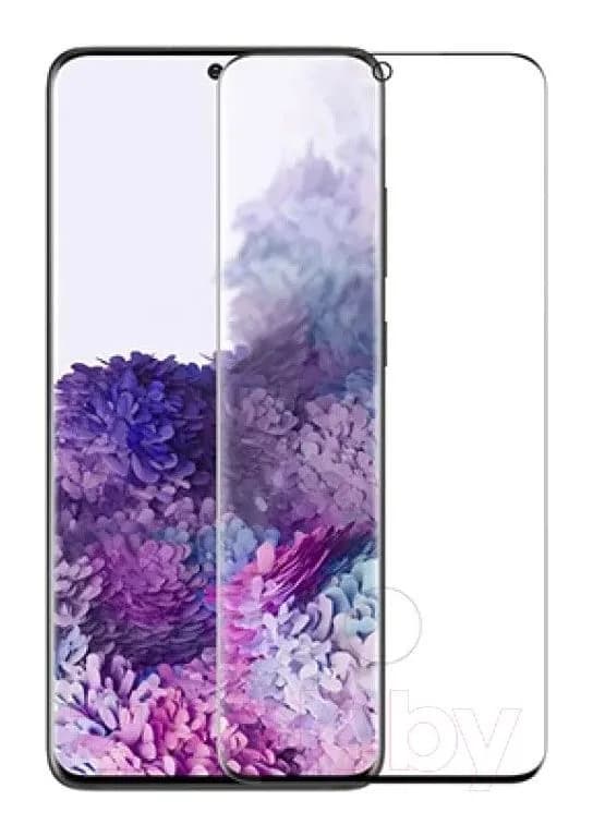 Защитное стекло для телефона Case Full Screen для Galaxy S20 Plus (черный глянец)