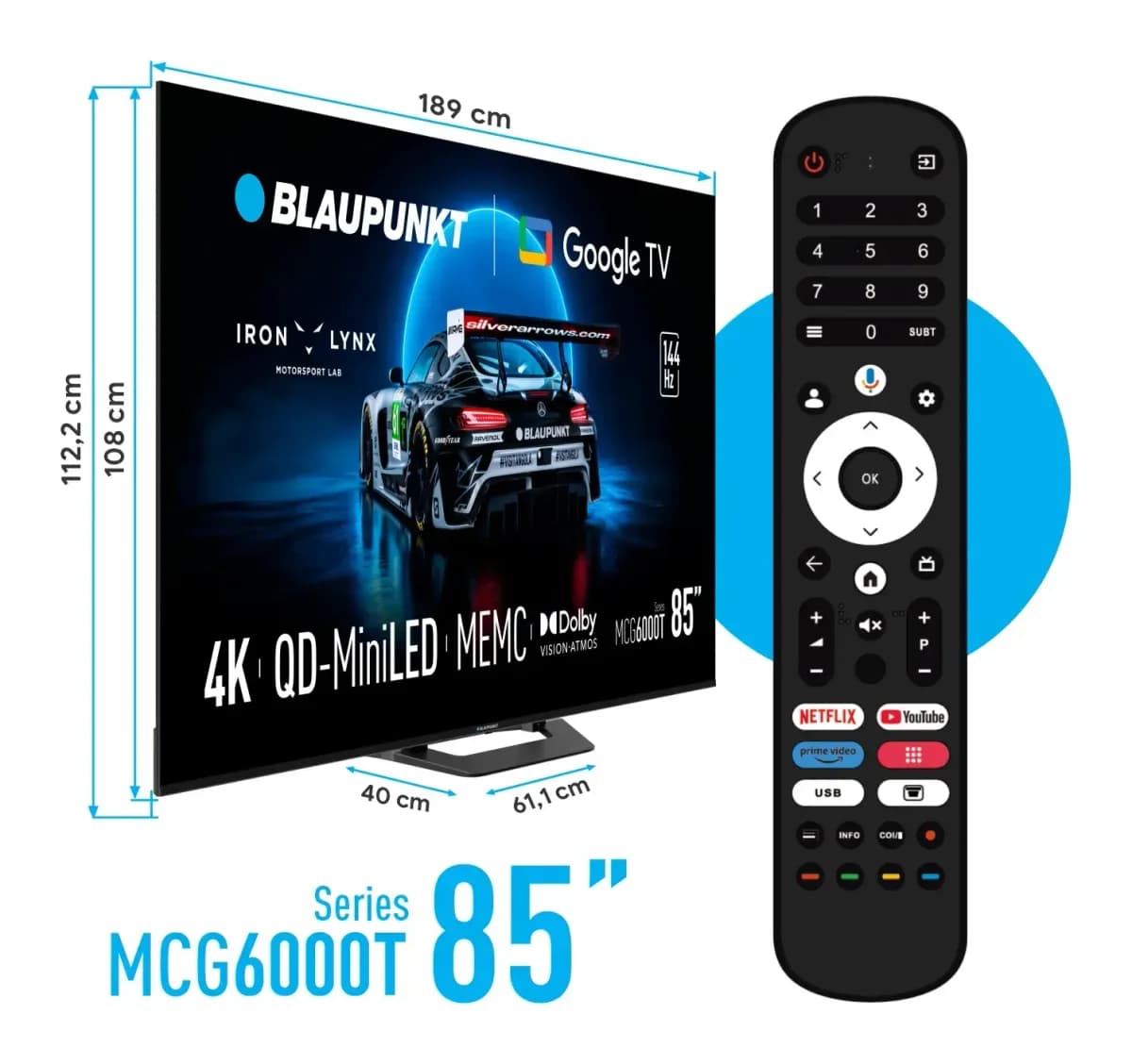 Телевизор Blaupunkt 85" 85MCG6000T