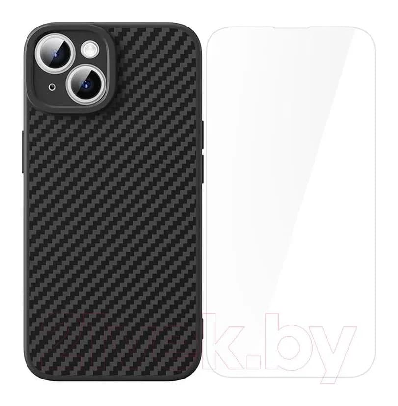 Чехол-накладка Baseus Synthetic Fiber Series для iPhone 15 Plus / 660157942A