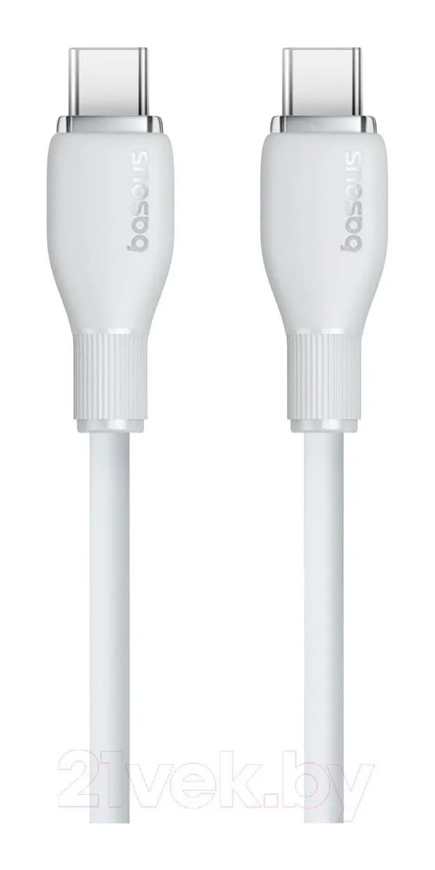 Зарядный кабель Baseus Pudding Type-C to Type-C 100W / P10355702221-01 (2м, белый)