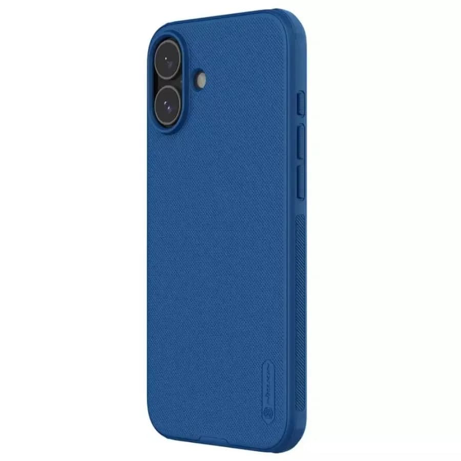 Чехол-накладка Nillkin Super Frosted Shield Pro для iPhone 16 (синий)
