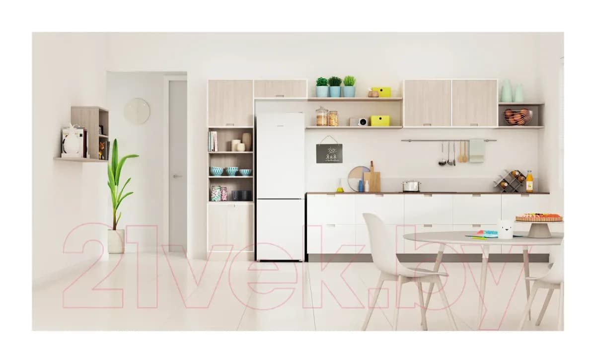 Холодильник с морозильником Indesit ITR 4180 W