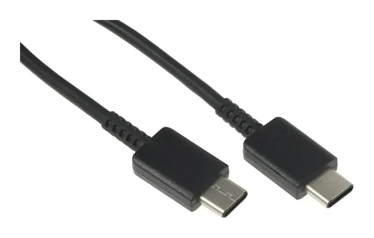 Зарядный кабель Samsung Type-C to Type-C (3A) / EP-DX310JBE (1.8м, черный)