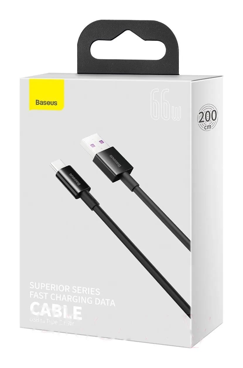 Зарядный кабель Baseus Superior USB To Type-C / CATYS-A01 (2м, черный)
