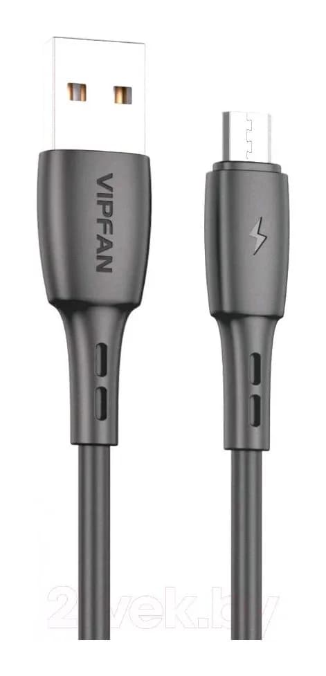 Зарядный кабель Vipfan X05 USB-Micro (1м, черный)