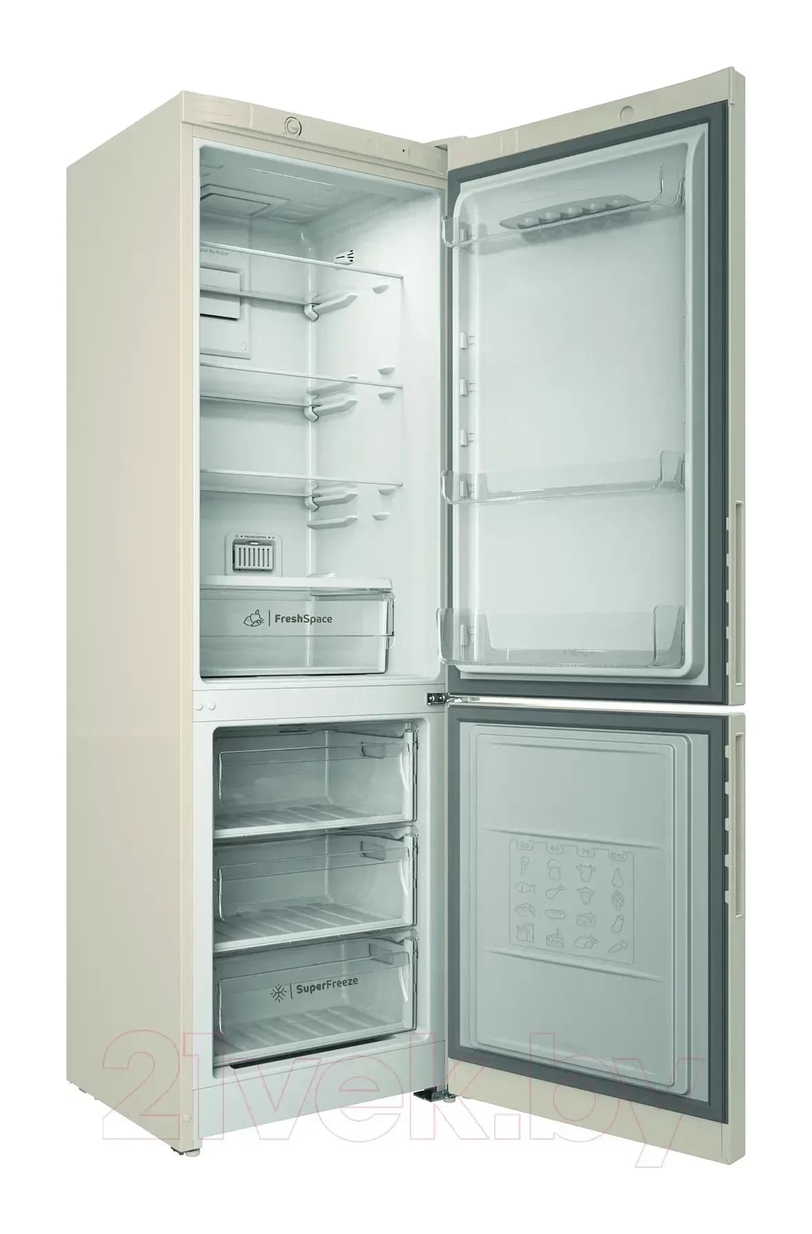 Холодильник с морозильником Indesit ITR 4180 E