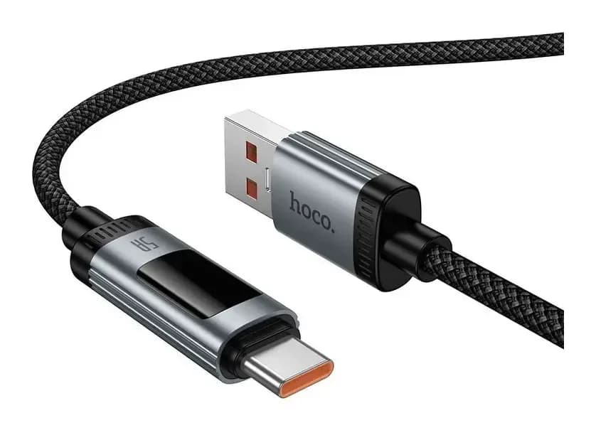 Зарядный кабель Hoco U148 Type-C (1.2м, черный)