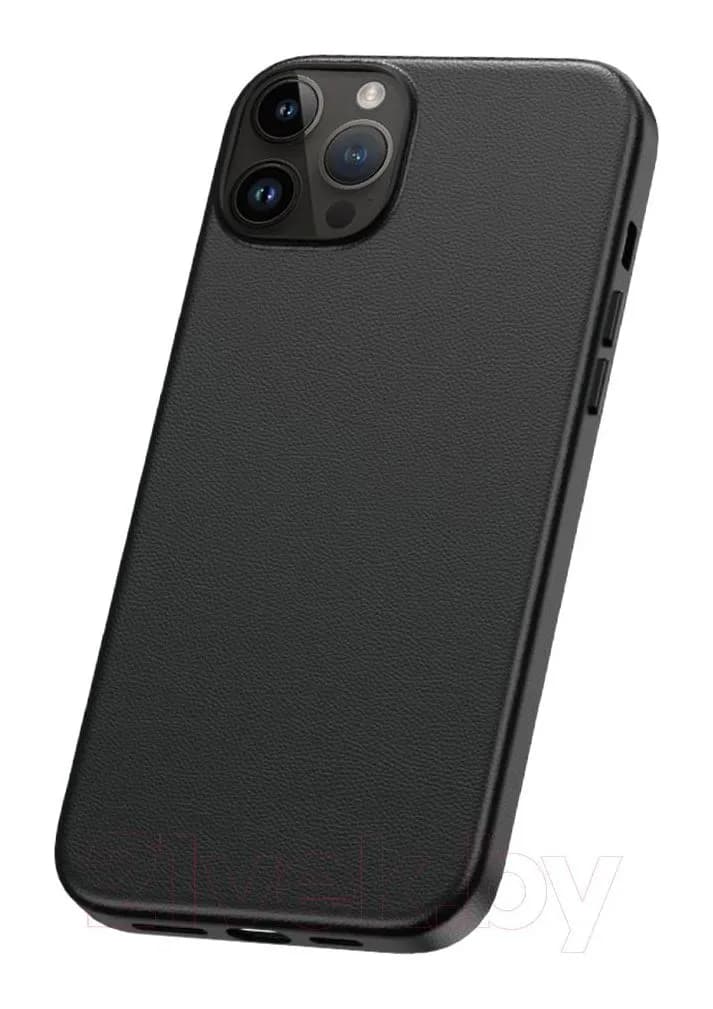 Чехол-накладка Baseus Fauxther для iPhone 15 Pro Max / 660152093B (черный)