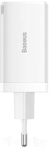 Зарядное устройство сетевое Baseus GaN5 + кабель Type-C to Type-C / CCGP120202 (белый)