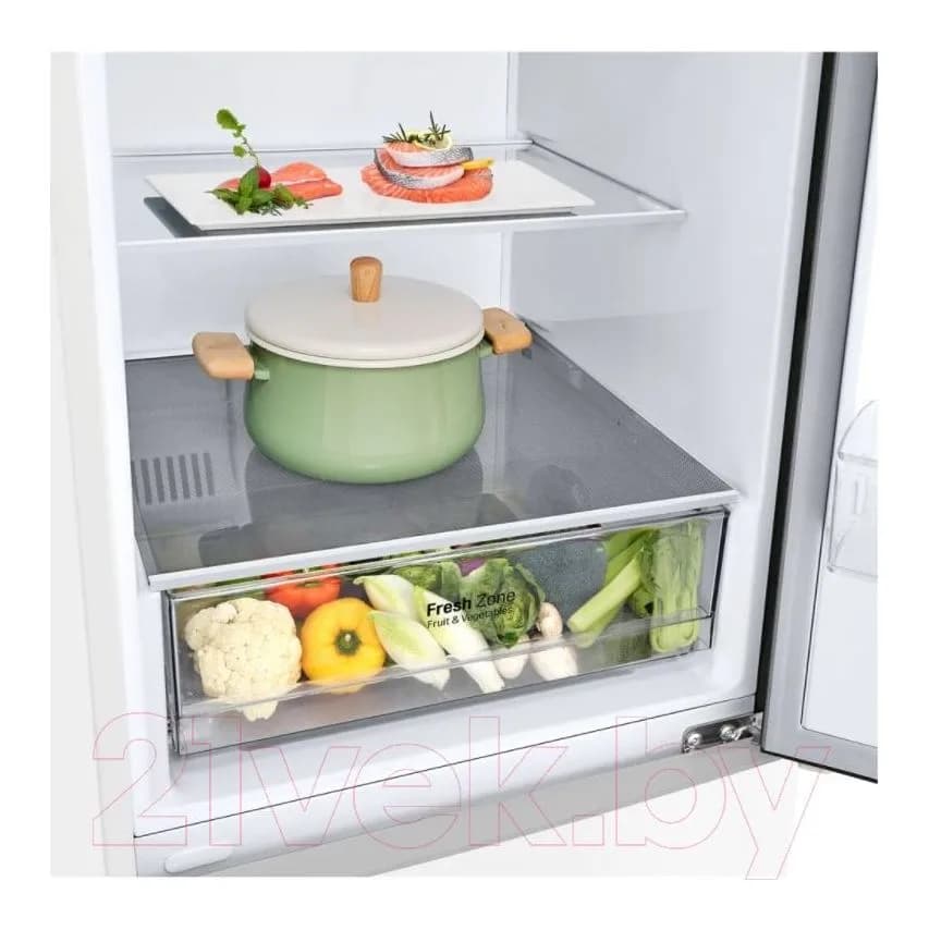 Холодильник с морозильником LG DoorCooling+ GA-B459CQWL