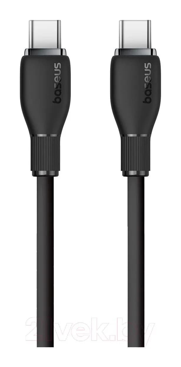Зарядный кабель Baseus Pudding Type-C to Type-C 100W / P10355702111-00 (1.2м, черный)