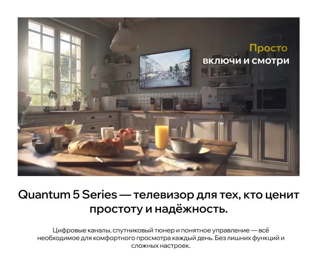 Телевизор QUANTUM 24" 24H5BQ