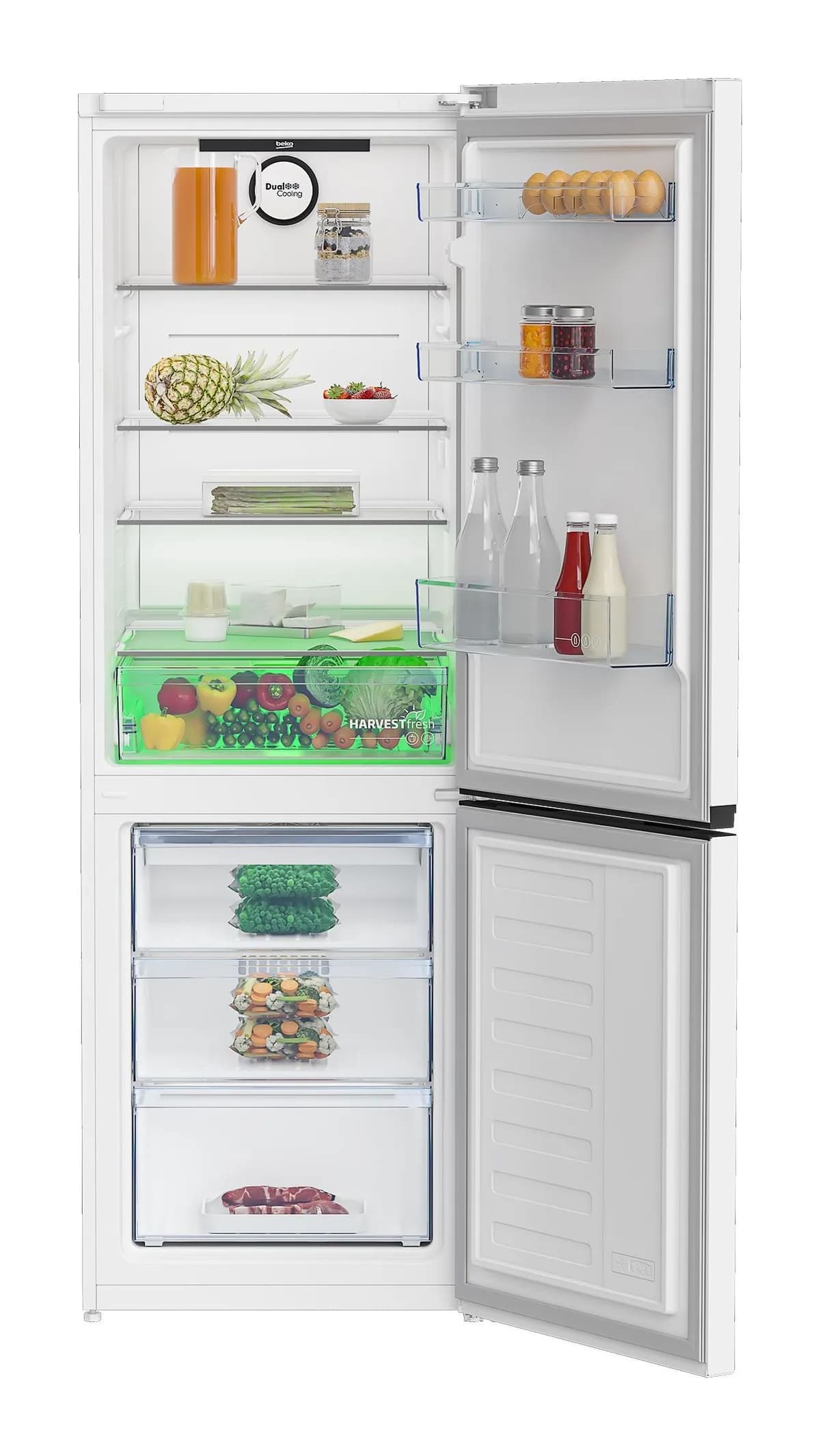 Холодильник с морозильником Beko B3R1CNK363HW