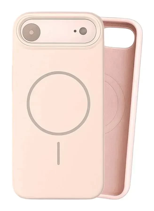 Чехол-накладка Bingo Silicone Magnetic для Apple iPhone 17 Air (пудровый)