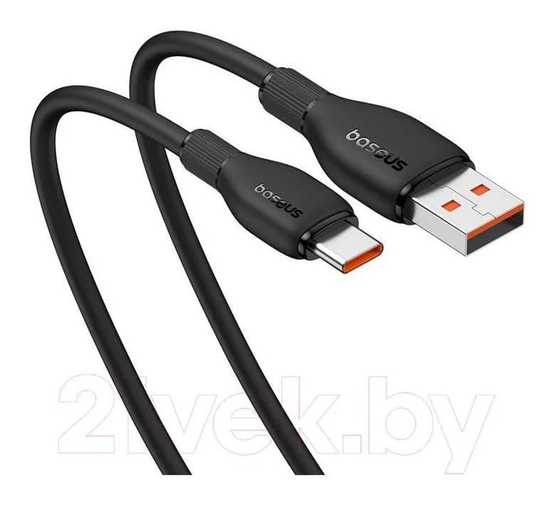 Зарядный кабель Baseus Pudding USB to Type-C 100W / P10355703111-01 (2м, черный)