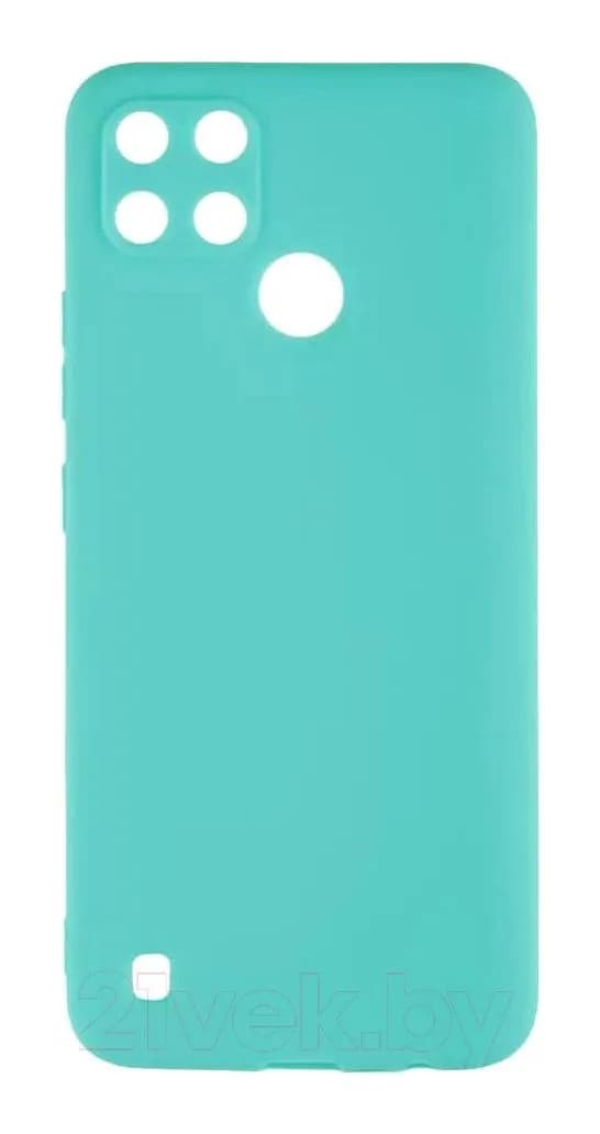 Чехол-накладка Case Coated для Realme C21Y (бирюзовый)