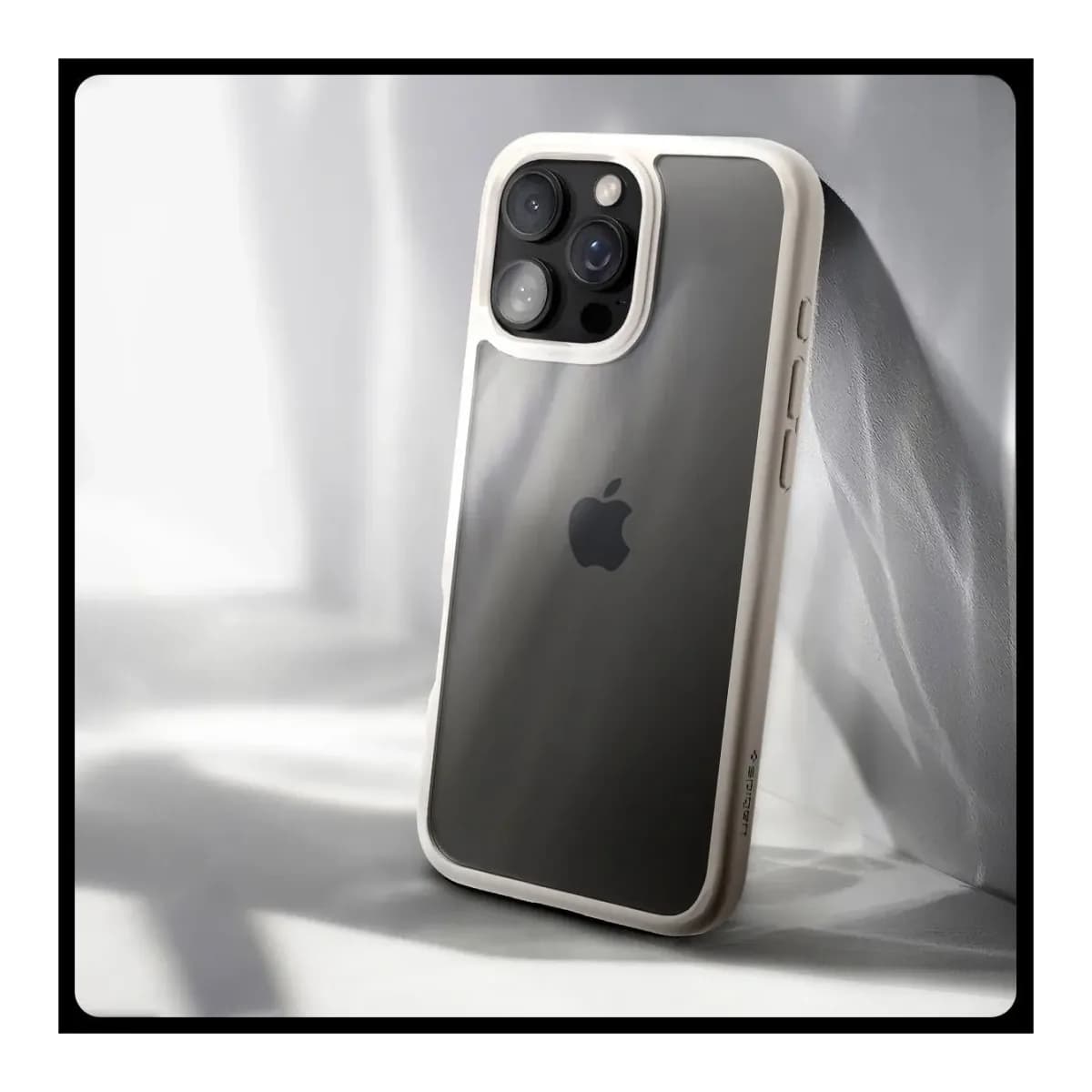Чехол-накладка Spigen Ultra Hybrid для iPhone 16 Pro / ACS08127 (Natural Titanium)