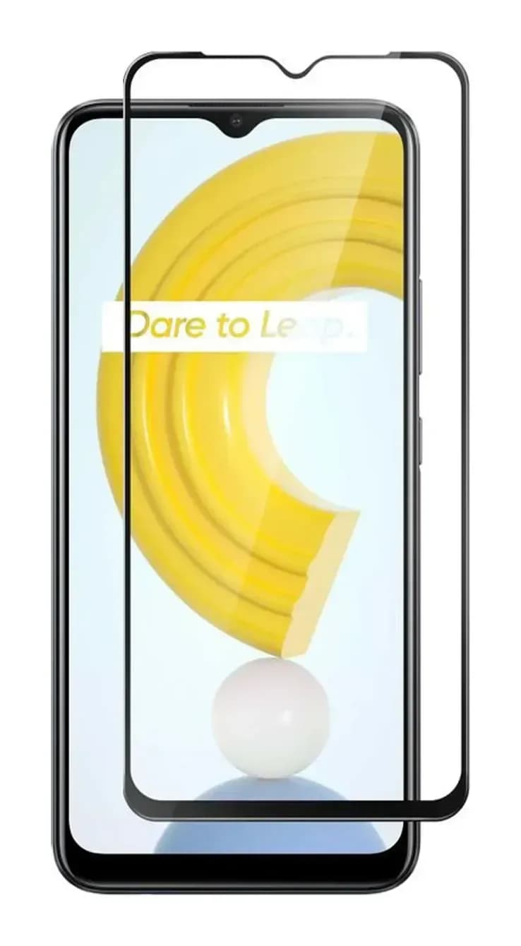 Защитное стекло для телефона BoraSCO Для Realme C21 гибридная / 40035