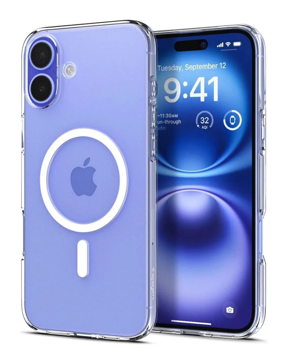 Чехол-накладка Spigen Liquid Crystal Mag Magsafe для iPhone 16 / ACS08390 (Clear)
