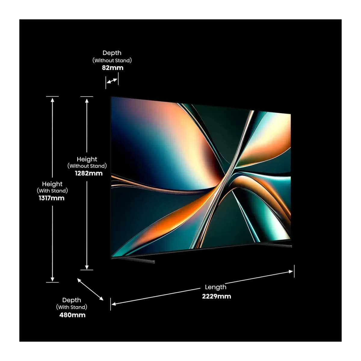 Телевизор Hisense 100" 100U7Q (miniLED)