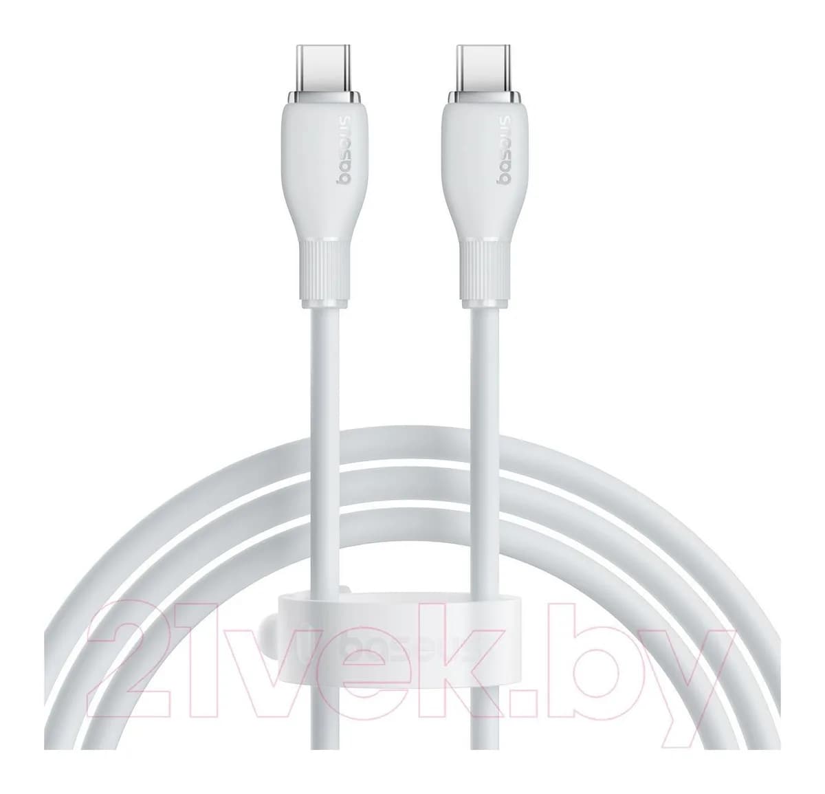 Зарядный кабель Baseus Pudding Type-C to Type-C 100W / P10355702221-00 (1.2м, белый)