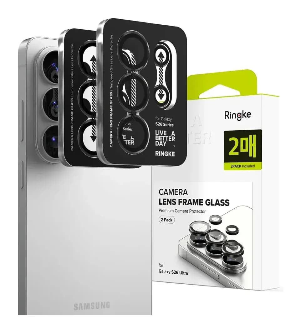 Защитное стекло для камеры телефона Ringke Camera Lens Frame для Galaxy S26 Ultra (2шт)