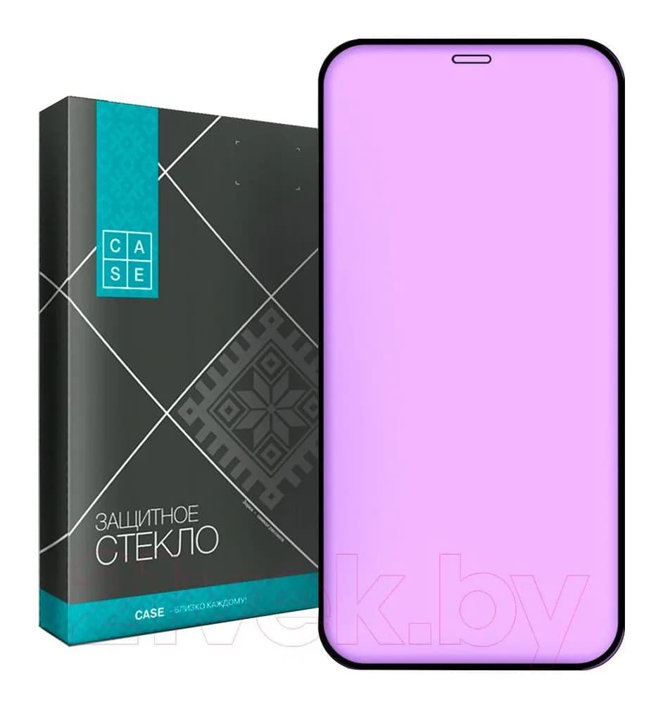 Защитное стекло для телефона Case Antistatic для iPhone 12 (черный)