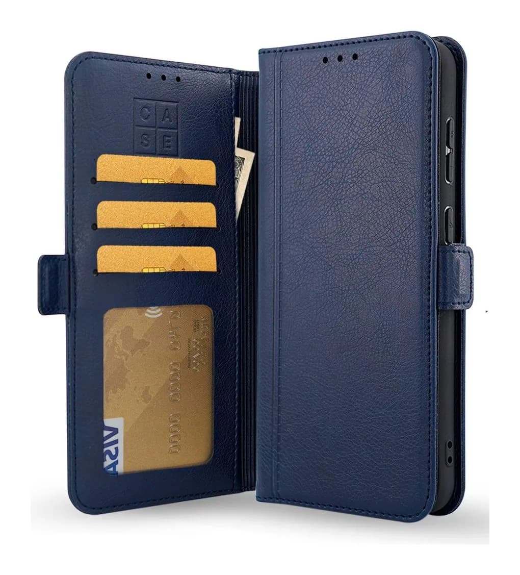 Чехол-книжка Case Book для Honor X5 Plus с магнитной застежкой (темно-синий)