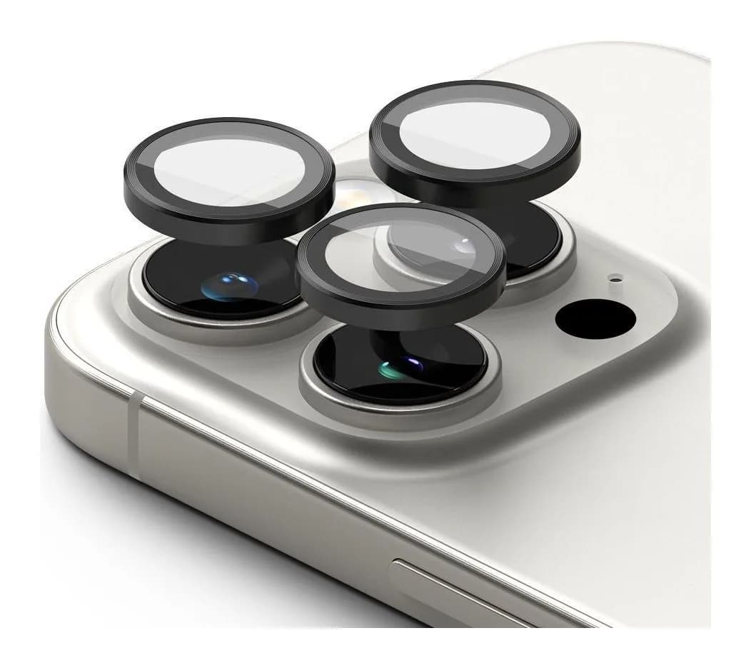 Защитное стекло для камеры телефона Ringke Camera Frame Protector для iPhone 16 Pro/16 Pro Max (2шт, черный)