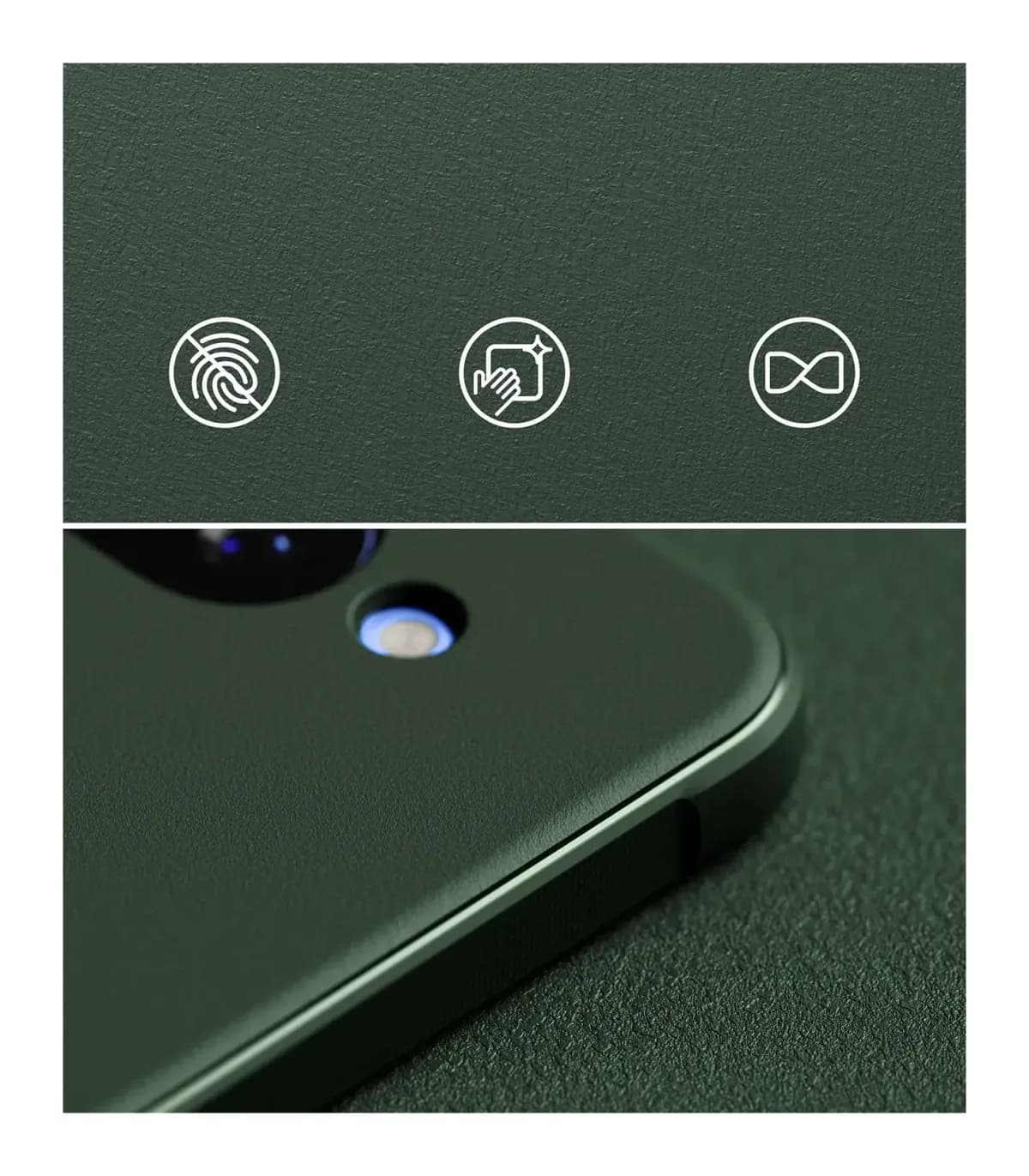 Чехол-накладка Ringke Onyx для Pixel 10a (Dark Green)