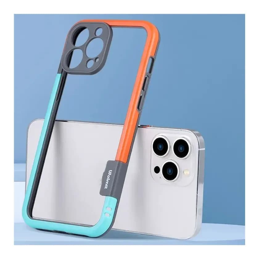 Чехол-накладка G-Case Для iPhone 16 Pro / 6601110764C (голубой/оранжевый)
