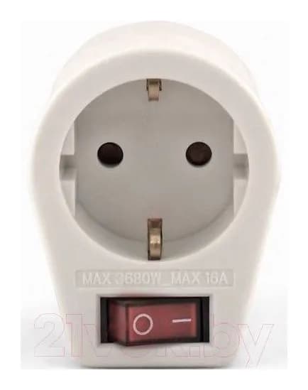 Адаптер питания сетевой Electraline 55073 (белый)