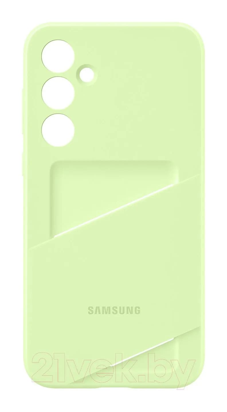 Чехол-накладка Samsung Card Slot Case для Galaxy A35 / EF-OA356TMEGRU (лайм)
