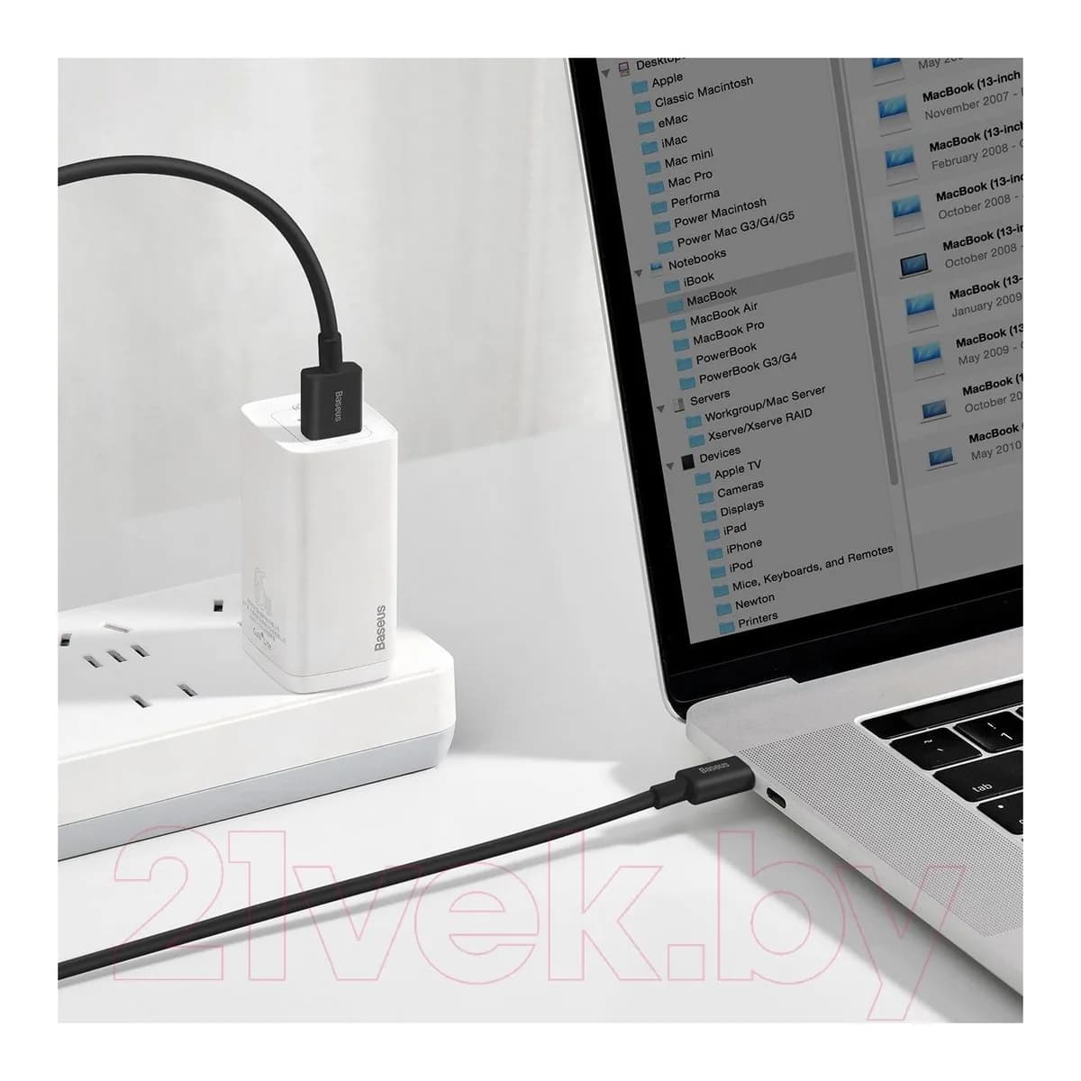 Зарядный кабель Baseus Superior USB To Type-C / CATYS-A01 (2м, черный)