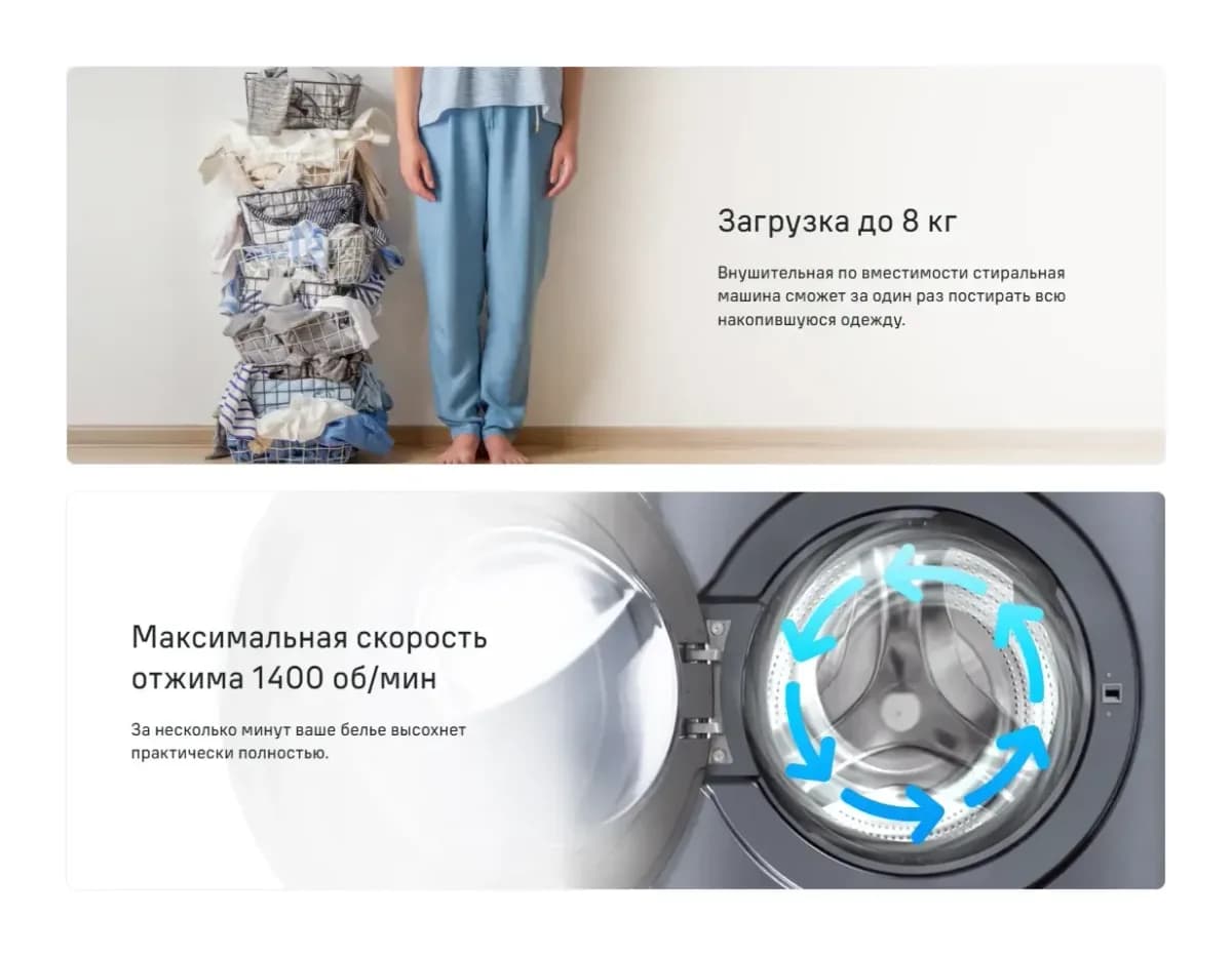 Стиральная машина Maunfeld MFWM148WH03