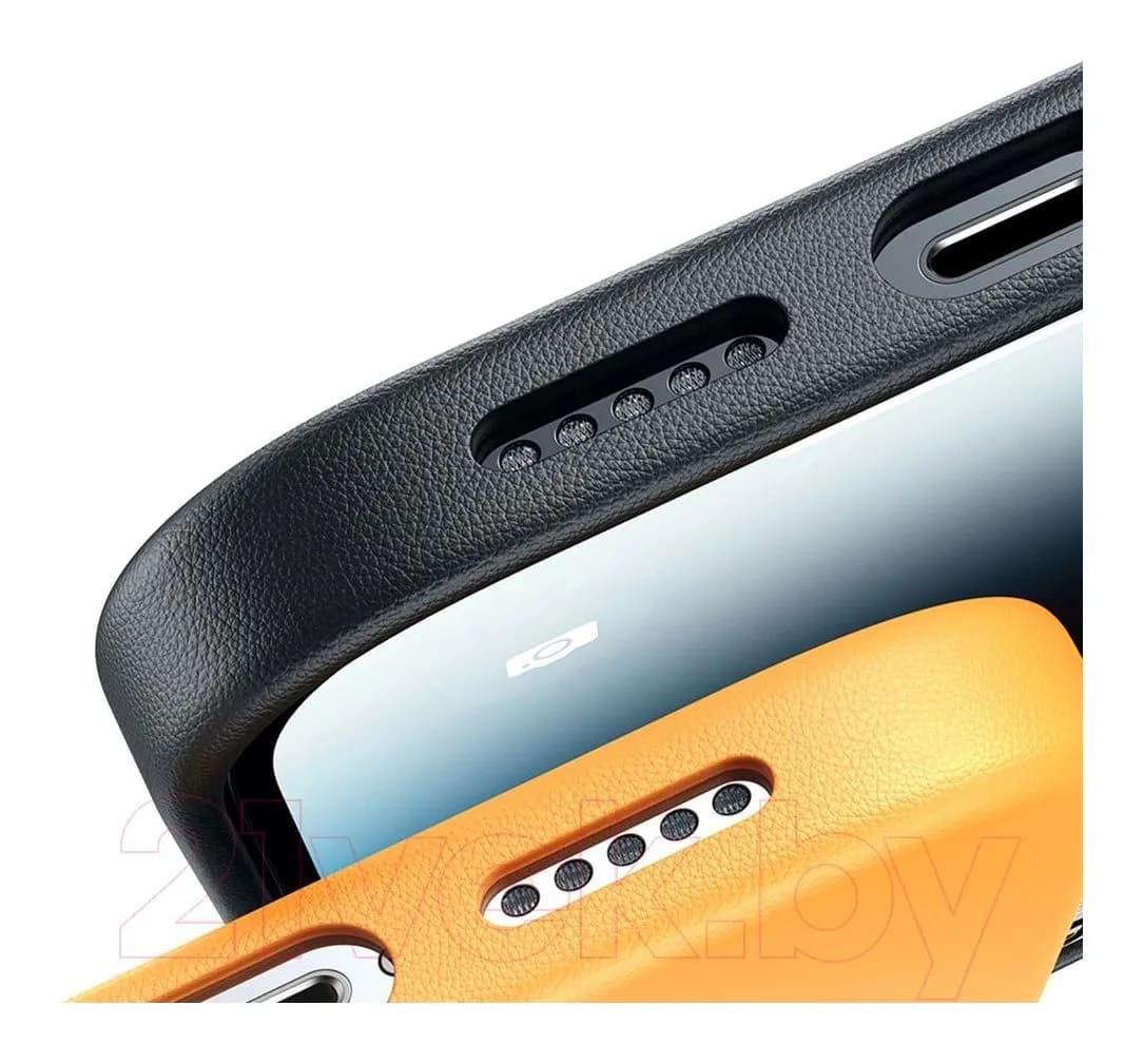 Чехол-накладка Baseus Fauxther для iPhone 15 Pro Max / 660152093B (черный)