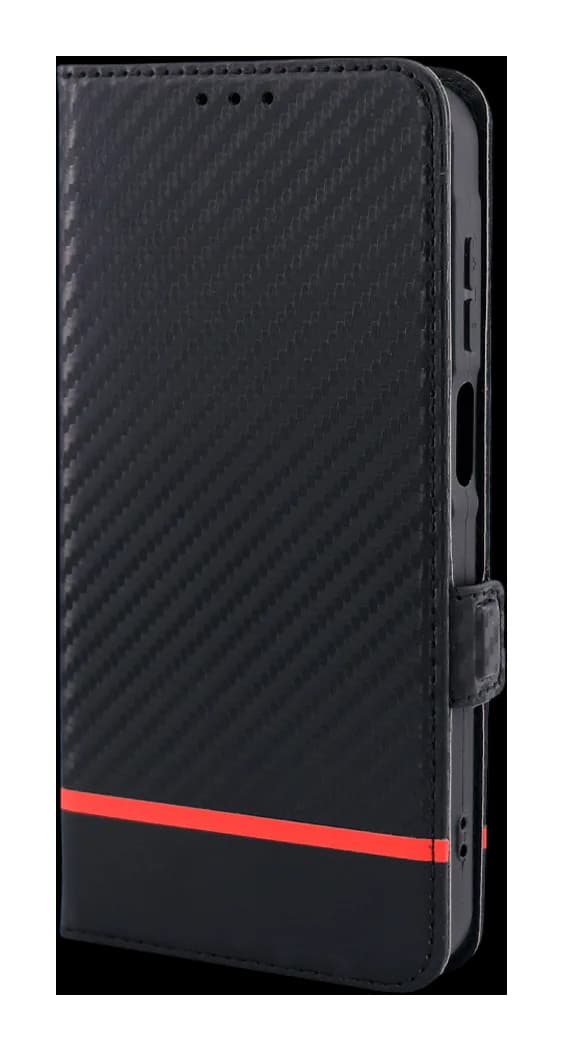 Чехол-книжка Case Book для Galaxy A15 4G/5G с магнитной застежкой (черный карбон)