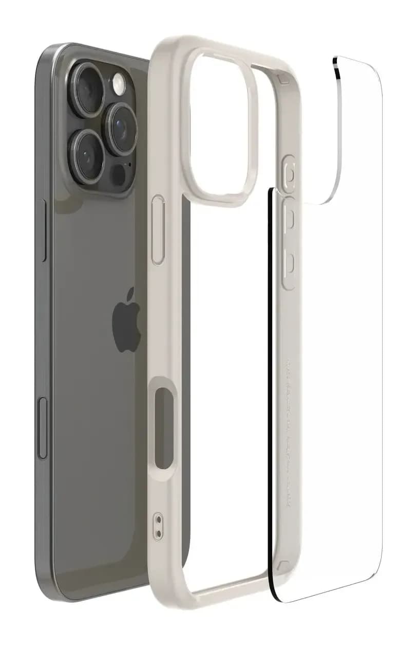 Чехол-накладка Spigen Ultra Hybrid для iPhone 16 Pro / ACS08127 (Natural Titanium)