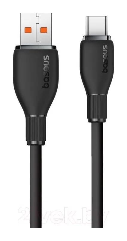 Зарядный кабель Baseus Pudding USB to Type-C 100W / P10355703111-01 (2м, черный)
