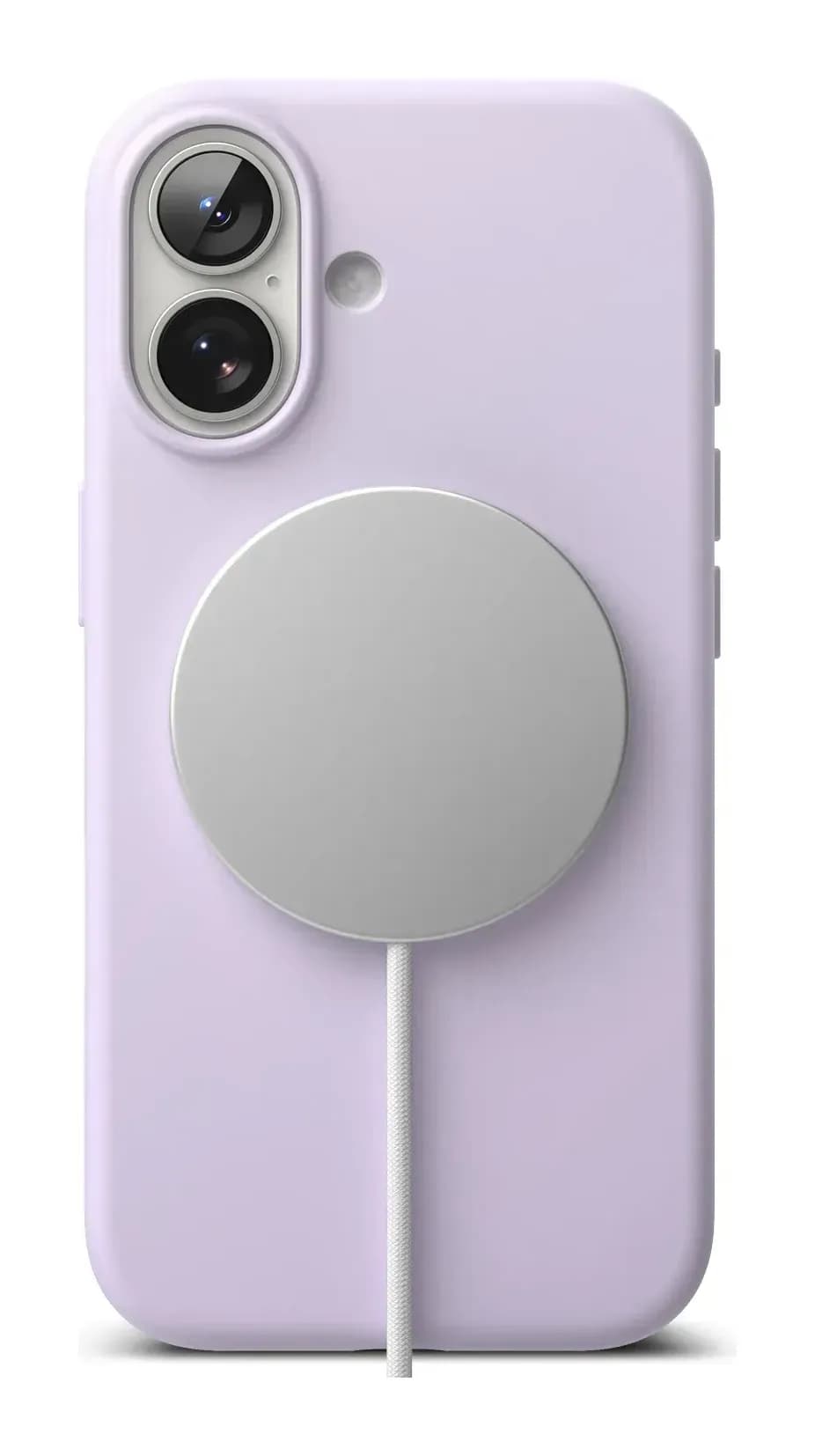 Чехол-накладка Ringke Silicone Magnetic для iPhone 17 (Light Purple)