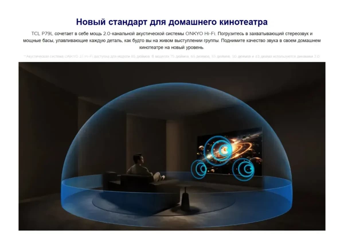 Телевизор TCL 50" 50P79L