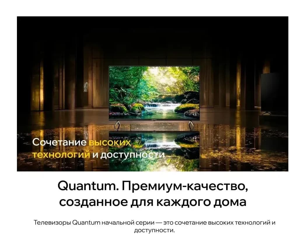 Телевизор QUANTUM 24" 24H6WQ