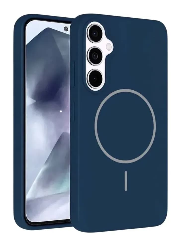 Чехол-накладка Bingo Silicone Magnetic для Samsung S25+ (синий)