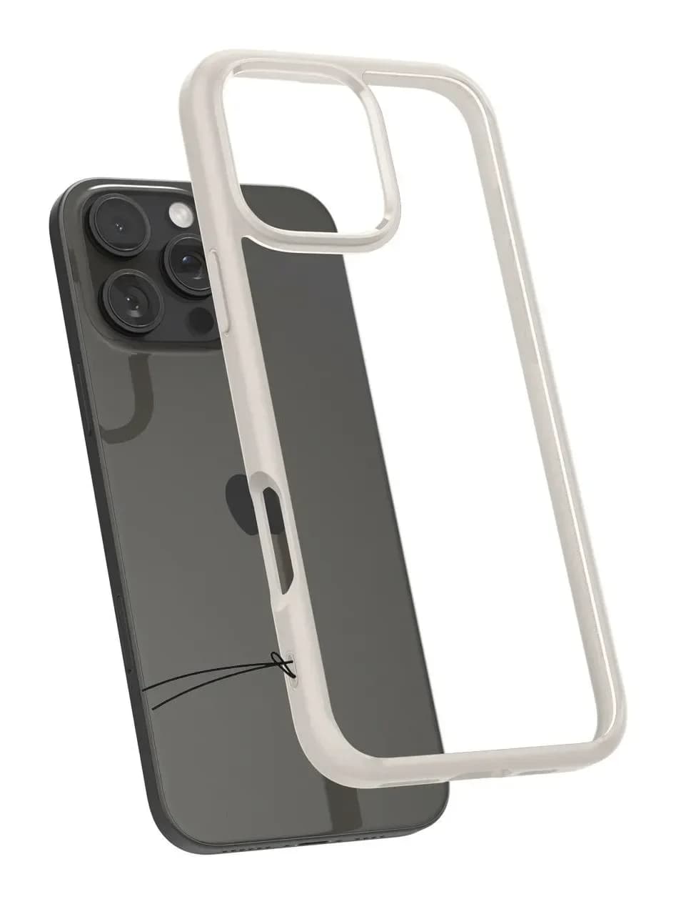 Чехол-накладка Spigen Ultra Hybrid для iPhone 16 Pro / ACS08127 (Natural Titanium)