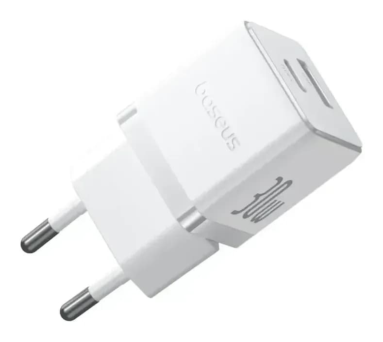 Зарядное устройство сетевое Baseus Palm C+U 30W EU / P1011160A213-01 (белый)