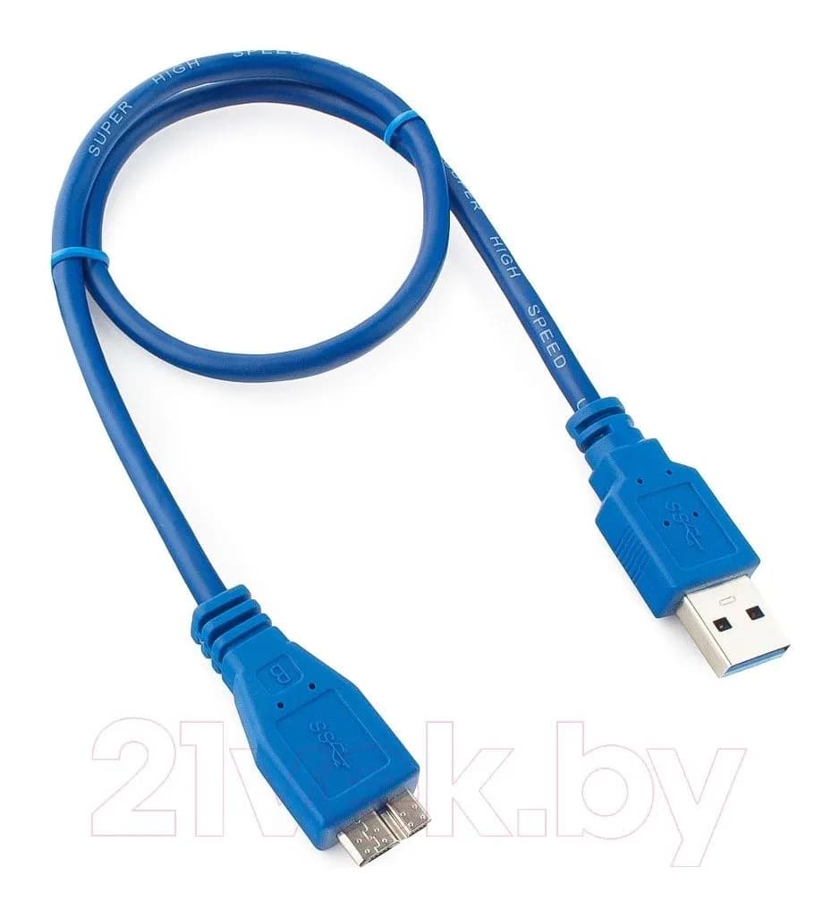 Зарядный кабель Gembird/Cablexpert CCP-mUSB3-AMBM-0.5M