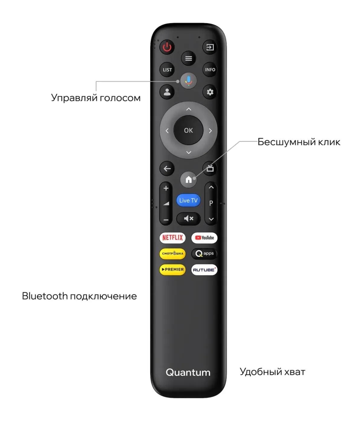 Телевизор QUANTUM 43" 43U6BQ