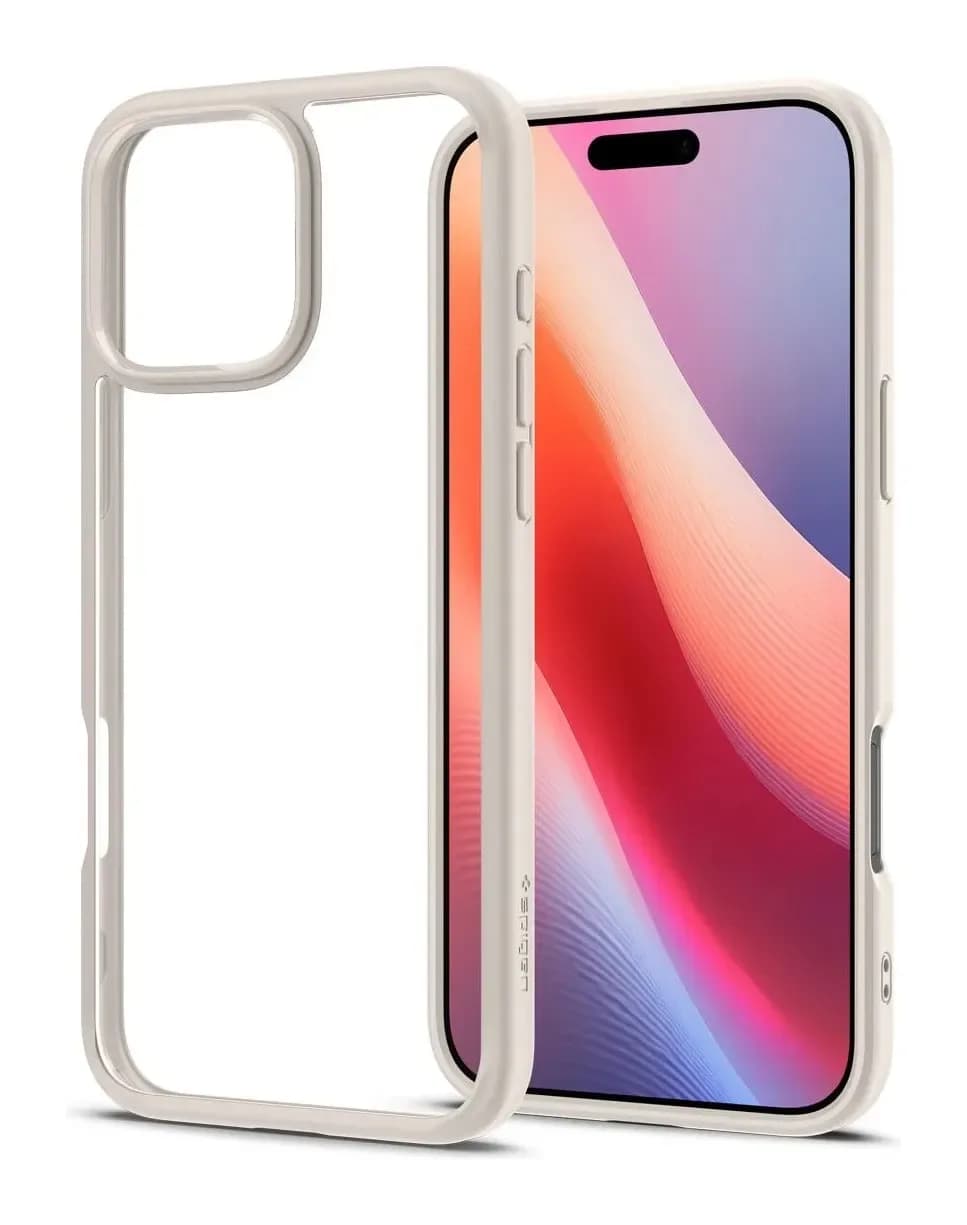 Чехол-накладка Spigen Ultra Hybrid для iPhone 16 Pro / ACS08127 (Natural Titanium)